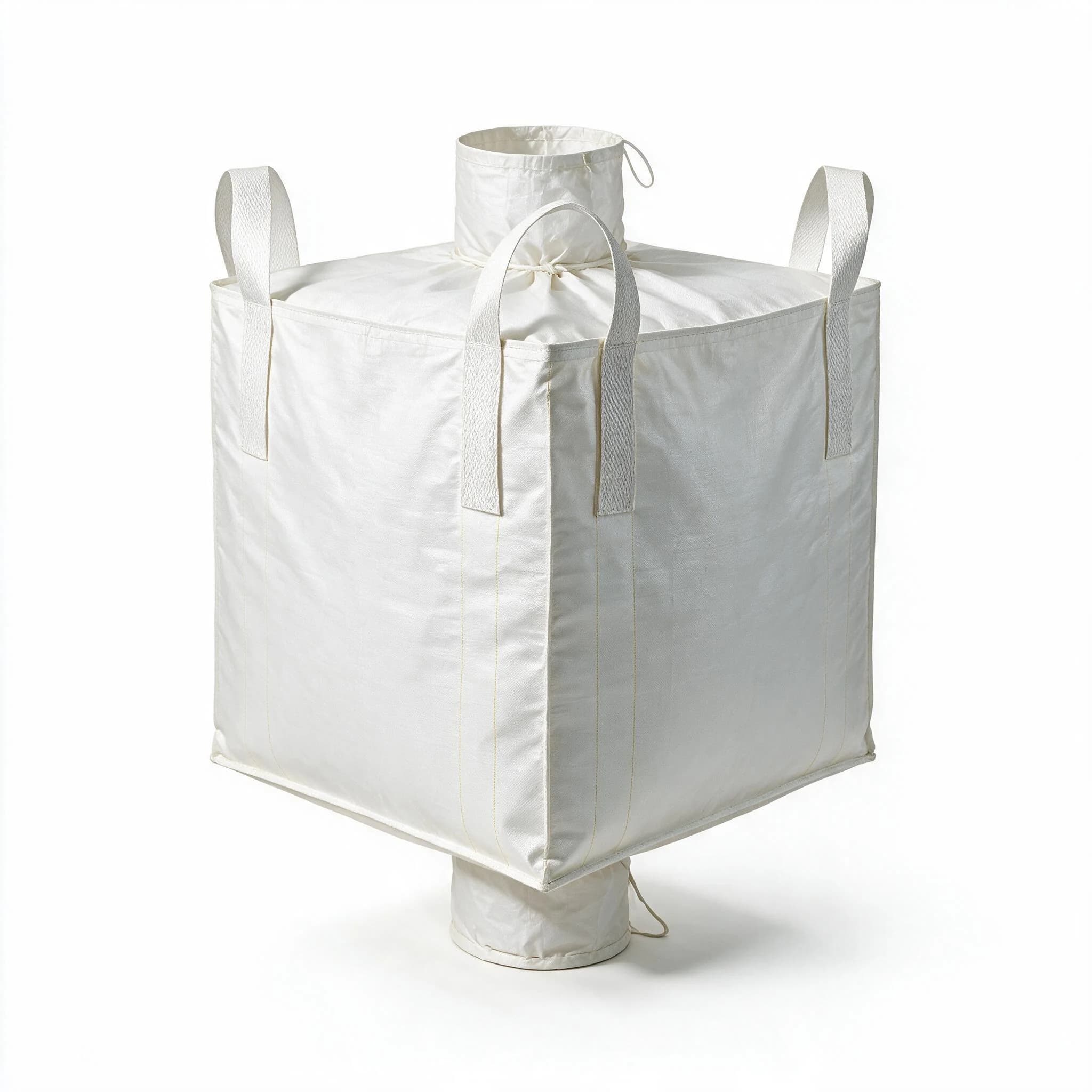 Riempimento spout / scarico spout FIBC— riempimento spout sopra e scarico di scarico di seguito